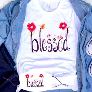 Customized shirt with matching mask